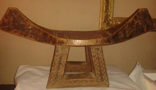 Vintage West African Handcarved Stool
