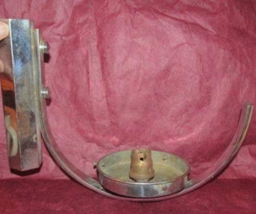 Vintage Chrome Wall Sconce