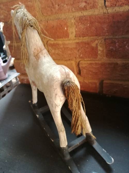 stunning vintage rocking horse