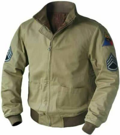 Brad Pitt Furt Tanker WW2 US Army Military Pilot Bomber Jacket for Men