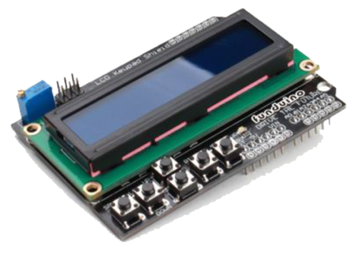 Arduino Keypad Shield with Blue Backlit LCD 1602