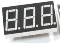 0.56" Super Red Three Digit Seven Segment Display CC