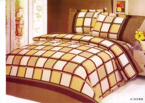 6 PCE COTTON BLEND DUVET COVER SETS - QUEEN BED SIZE