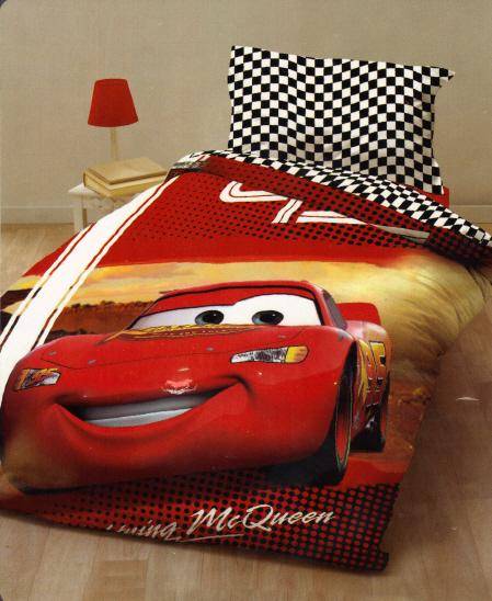 KIDS BED LINEN - CARS DUVET SET - SINGLE BED