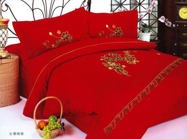 6 PCE COTTON BLEND DUVET COVER SETS - DOUBLE BED SIZE