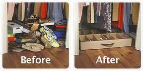 SHOES UNDER - SPACE SAVING SHOE ORGANISER