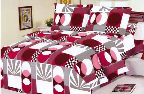6 PCE COTTON FEEL DUVET COVER SETS - QUEEN BED SIZE