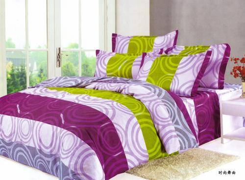 6 PCE COTTON BLEND DUVET COVER SETS - DOUBLE BED SIZE