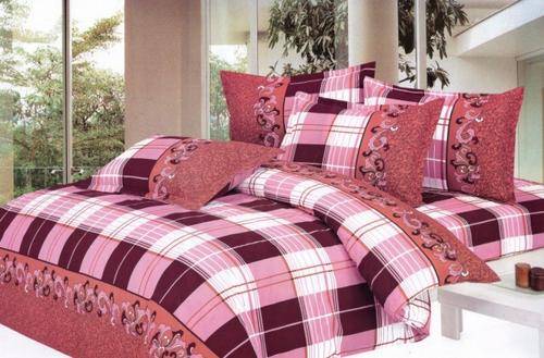6 PCE COTTON FEEL DUVET COVER SETS - QUEEN BED SIZE