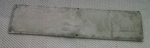 railway plate