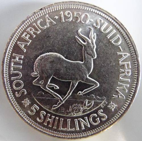 WOW 1950  5 SHILLING b/unc GET THIS ONE GRADED