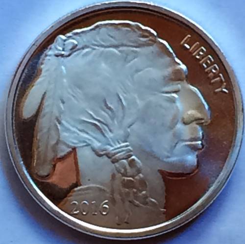SILVER U.S.A   1 oz PURE SILVER .999 INDIAN HEADS