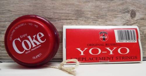 VINTAGE COLLECTABLE GENUINE RUSSELL YO-YO - Coke Super