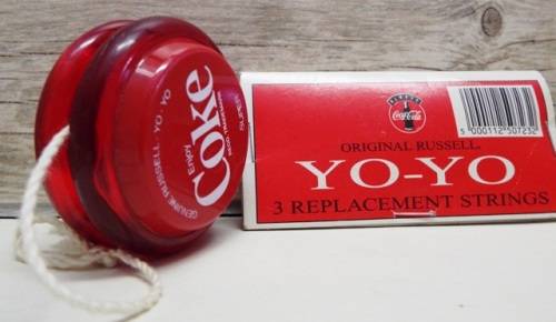 VINTAGE COLLECTABLE GENUINE RUSSELL YO-YO - Coke Super