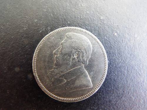 1896 zar  shilling silver coin