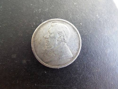 1892 zar  shilling silver coin