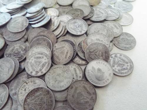 NICE LOT OF 80% silver  UNION 3D COINS  ,,,