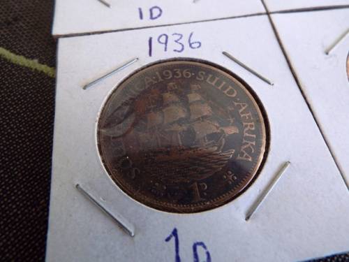 4 nice  union pennys 1928,34,35,35
