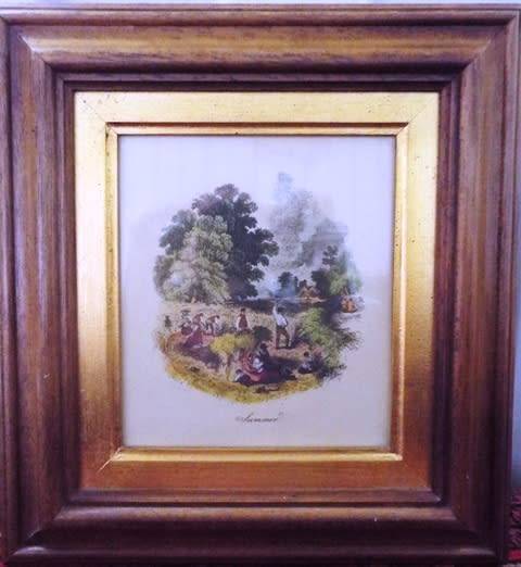 GRAFICHE TASSOTTI Italian PRINTS 4 Seasons Summer Fall Winter Spring renaissance