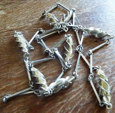 vintage necklace silver jewellery 835