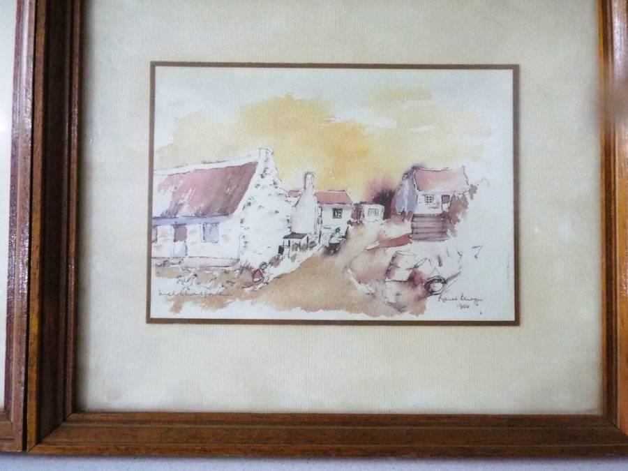Beautiful!!  pair yes 2 x framed art