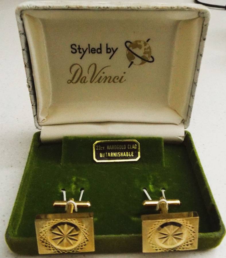vintage Styled by Da VINCI cufflings