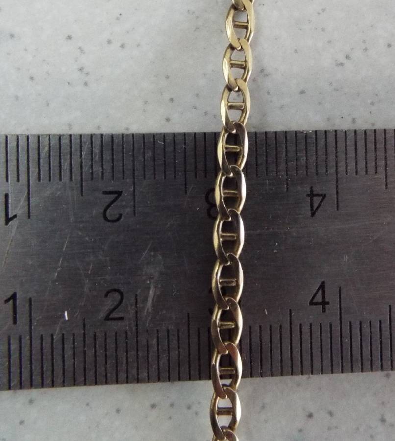 1895 silver zar 3d and solid  9ct gold chain 670mm long 8 gram