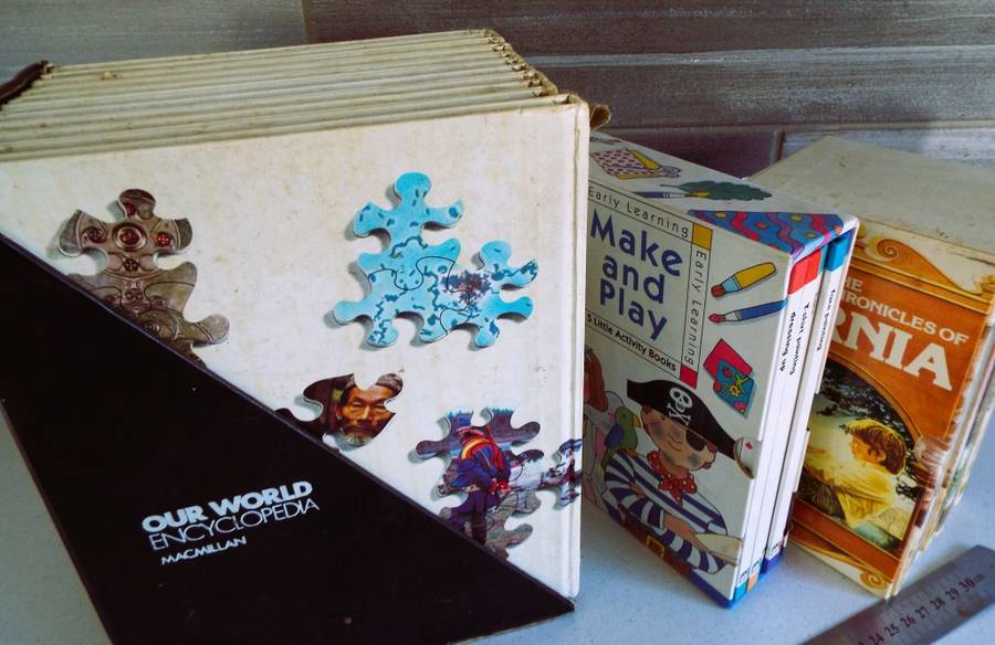 3 Sets of vintage books