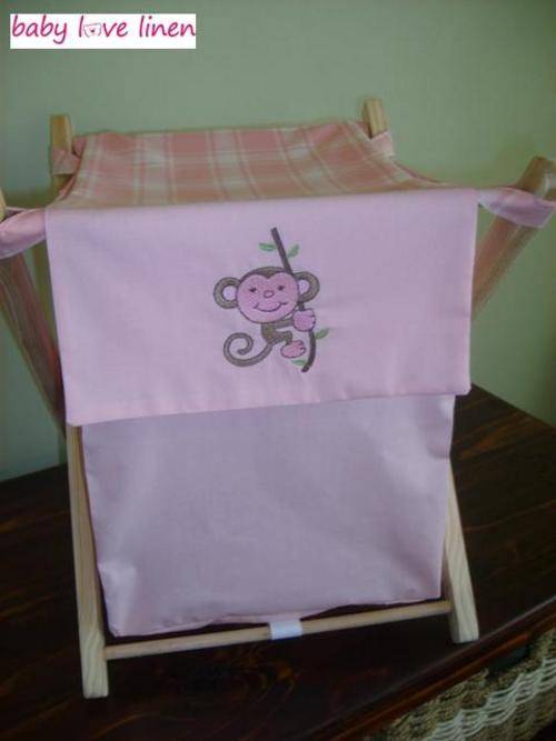 Embroidered Laundry Hamper