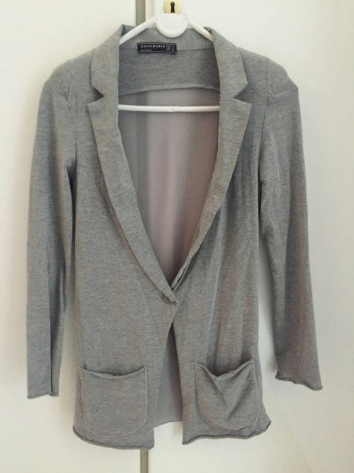 ZARA EASY MATCH CASUAL DRESS LIGHT GREY XS