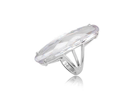 Unique Solid Sterling Silver design with high grade Cubic Zirconia