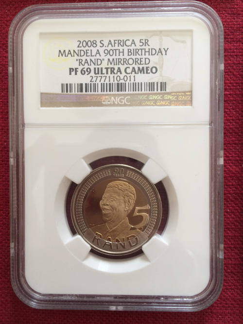 PF69 2008 Mandela 90th Birthday R5