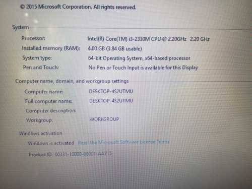 ACER 4752 i3 LAPTOP VERY GOOD CONDITION