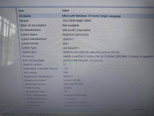 LENOVO 5TH GEN i3 |1TB HDD |8 GIG RAM LAPTOP