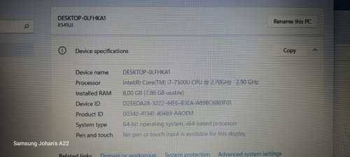 Asus X541U**Core i7 7th Gen CPU_8Gig Ram_1Tb HDD_Geforce 920M Graphics_Windows 11 Pro Laptop**