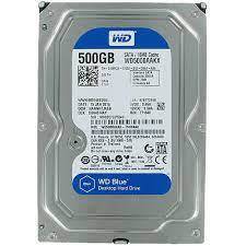 Western Digital 500GIG 3.5` Desktop HDD - 100% Health
