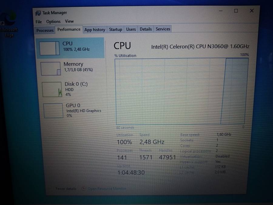 HP G250 TPN-C125 LAPTOP