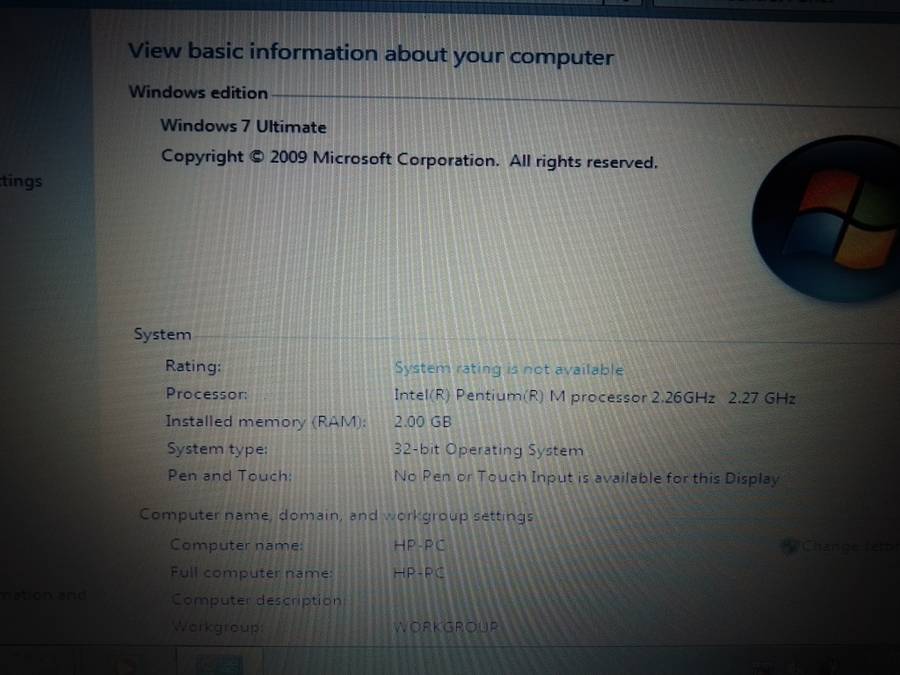 HP COMPAQ 510 LAPTOP
