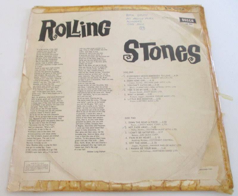A RARE ROLLING STONES RECORD--PLEASE SEE ALL IMAGES AND DESCRIPTION