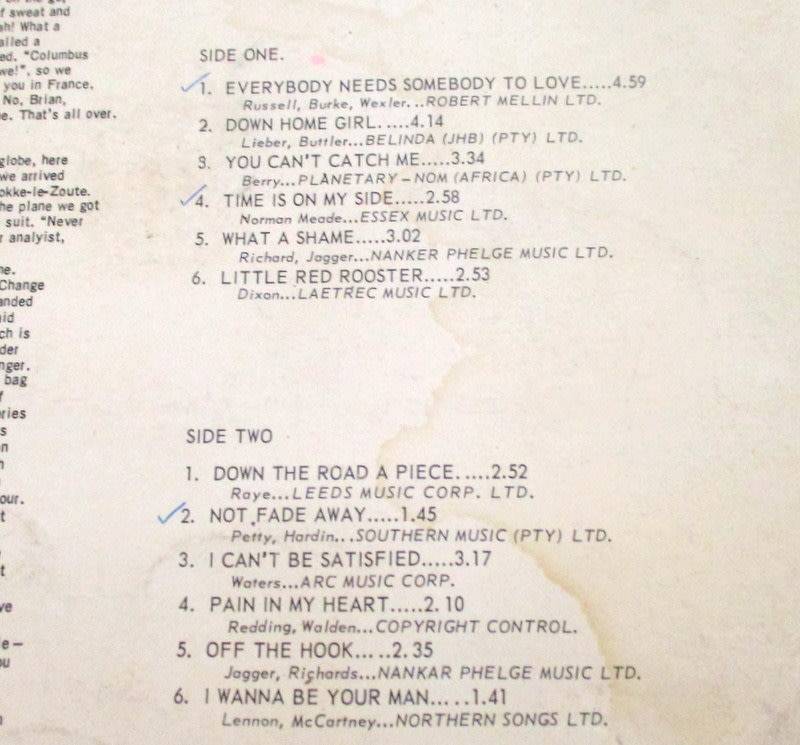 A RARE ROLLING STONES RECORD--PLEASE SEE ALL IMAGES AND DESCRIPTION