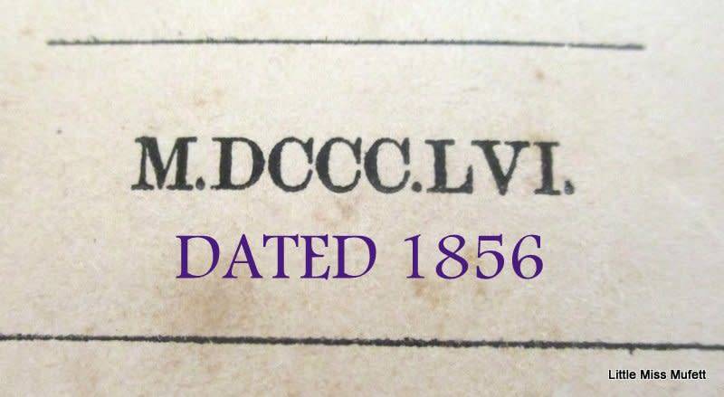 A LARGE FAMILY BIBLE DATED 1856 WITH FAMILY HISTORY