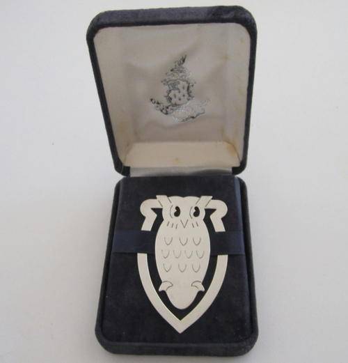 A HALLMARKED SILVER BOOK MARK