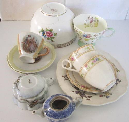 WHAT SHALL WE DO WITH THIS  CHINA???--MAKE A MOSAIC