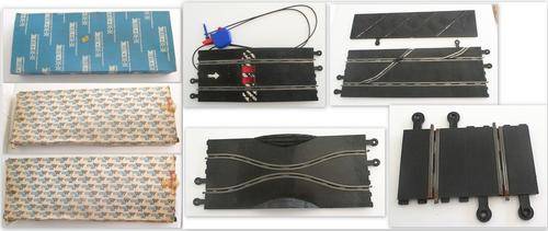 SCALEXTRIC TRACKS IN THEIR ORIGINAL BOXES