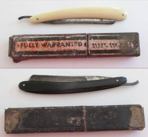 2 CUT THROAT RAZORS--For 1 bid