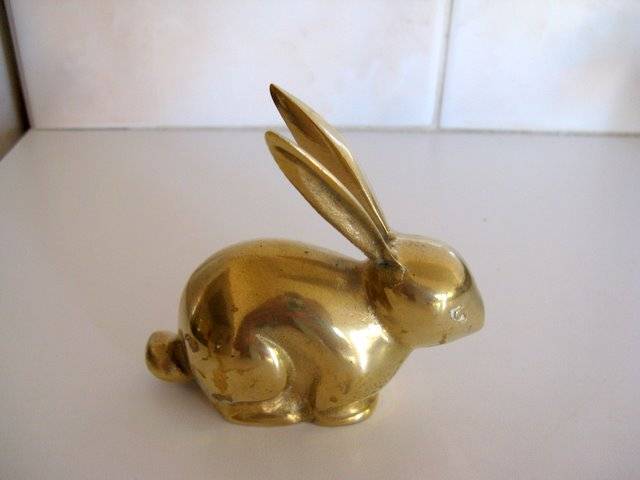A BRASS RABBIT