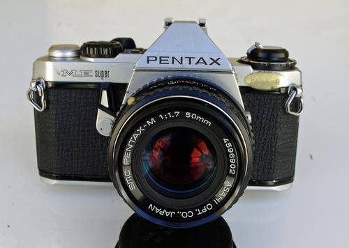 PENTAX ME Super (K-mount) with SMC PENTAX-M f1.7 50mm LENS