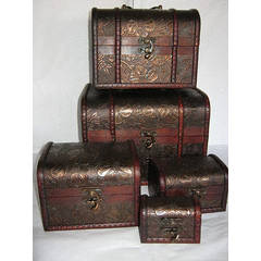 FANTASTIC 5 IN ONE WOODEN BOX SET FOR COLLECTION SET