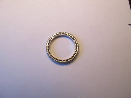 PLATINUM ETERNITY RING SET WITH 27 DIAMONDS