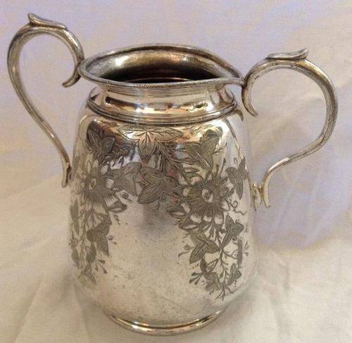 Silverplated ornate small vase - vintage - R1 NR